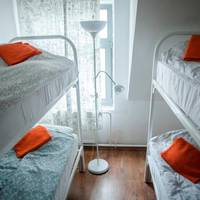 Bunk Bed in Mixed Dormitory Room with window 