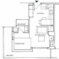 Studio with Balcony AH32