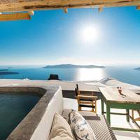 Utopia - Exclusive Cave Suite with Indoor & Outdoor Plunge Pool & Caldera View