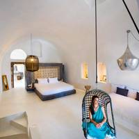 Superior Honeymoon Cave Suite with Indoor & Outdoor Plunge Pool & Caldera View
