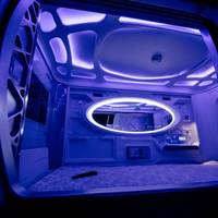 Single Capsule Bed in Female Dormitory Room