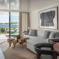 One-Bedroom King Suite with Nafsika Sea View Garden