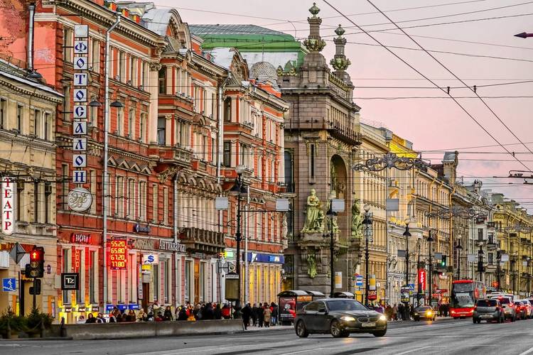 Невский проспект в Санкт-Петербурге признан одной из самых красивых улиц мира