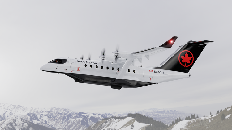Авиакомпания Air Canada перейдет на электрические самолеты-гибриды