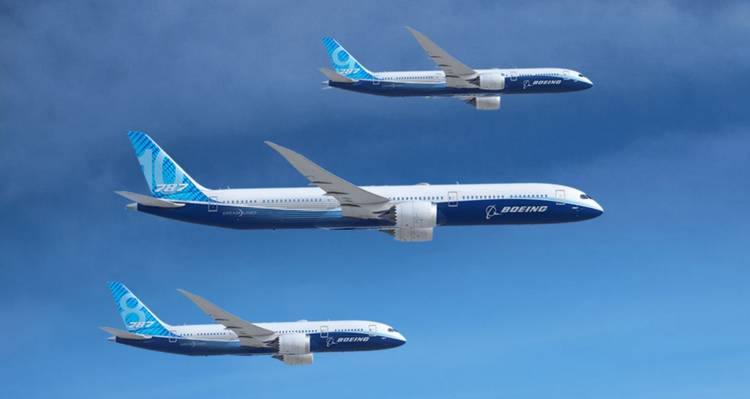 
Поставки Boeing 787 с завода приостановлены из-за проблем с фюзеляжем
